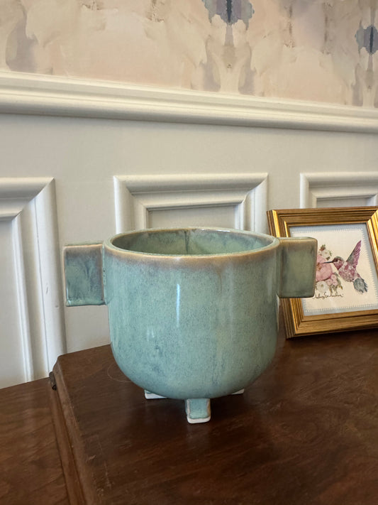 Trothos Pot with orchid